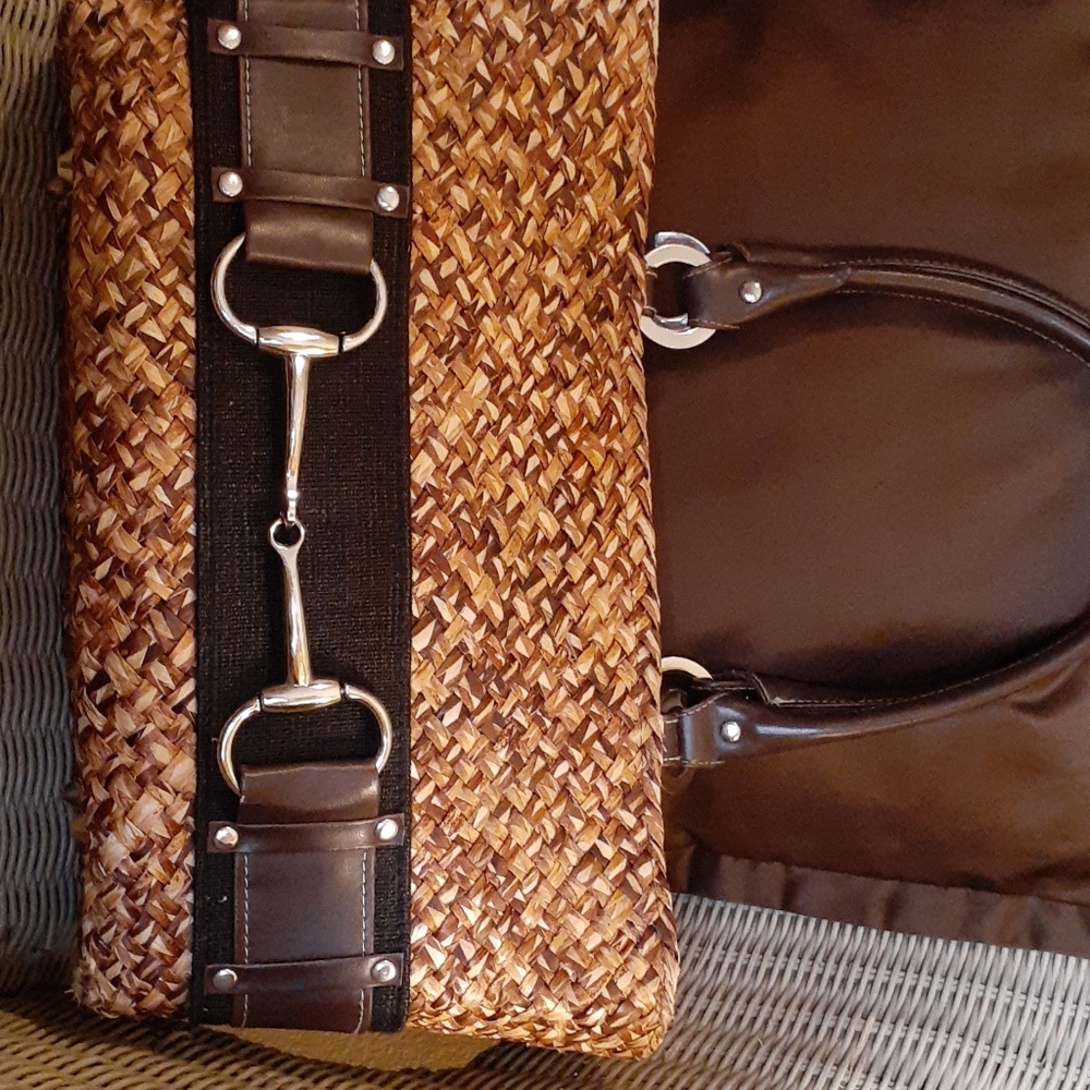 Weave braided chic bag